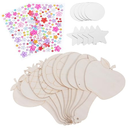 Mipcase 10sätze Holzspiegel Zum Bemalen Für Junge Mädchen Handgefertigte Rohlinge Für Selbermach-Sets Kleine Bastelspiegel Als Partygeschenke Ungetönte Spiegel Für Malaktivitäten