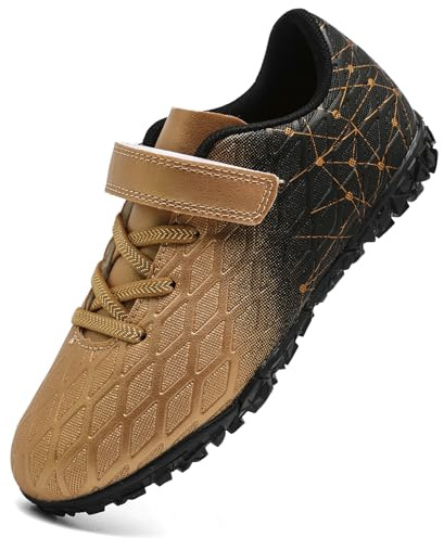 PiDaGlobal Botas de Fútbol Niño Zapatos de Fútbol con Tacos Bajos para Césped Artificial e Indoor Antideslizantes para Entrenamiento y Fútbol Sala Adolescentes Zapatillas de Fútbol