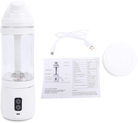 BAOFUYA Smoothies sans Fil, Entièrement étanche à L'eau, Filtre à Port de Boisson Direct, Tasse de Mixeur Portable Haute Puissance pour Cuisine, Salle de Sport (24 oz) (700ML)