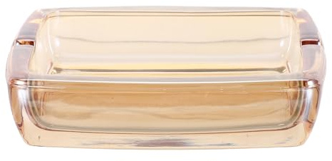 FUNOMOCYA Cenicero de Cristal Cuadrado, Gran Capacidad, Fácil Limpieza, Moderno y Elegante para Casa y Eventos, Accesorio Decorativo de Mesa