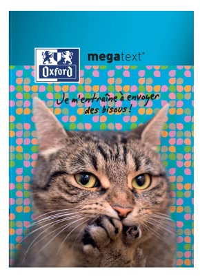 Cahier de textes 2022‐2023 Oxford Megatext Funny Pets 15x21 224 pages Modéle aléatoire