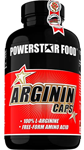 ARGININ CAPS | 200 Kapseln hochdosiert | 100% reinste L-Arginine Base in Arzneibuchqualität für maximale Nährstoffversorgung | Natürlich, pflanzlich, vegan | Made in Germany