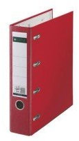 Leitz Plastik-Doppelordner - 2x A5 quer, 75 mm, rot