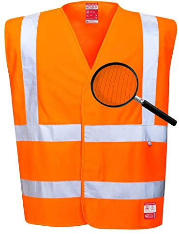 Portwest FR71 Antistatische Warnschutz Weste Großzügige Passform Leicht | Orange, S/M, EN ISO 20471 Klasse 2, EN 1149-5, EN ISO 14116, Unisex, Polyester, Reflektierend, Antistatisch, Flammhemmend