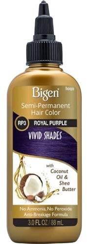 Bigen Vivid Shades Semi-permanent Hair Color, Royal Purple