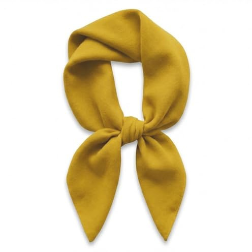 TigerTie Damen Nickituch Halstuch in einfarbig Uni - Weiches Tragegefühl - Tuchgröße 60 x 60 cm - 100% Baumwolle