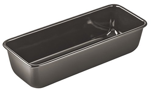 Dr. Oetker Kastenform 30 cm EXCLUSIVE, Kuchenform für saftige Kuchen und deftige Brote, Brotbackform mit Emaille-Versiegelung (Farbe: Grau-Braun/Crème), Menge: 1 Stück