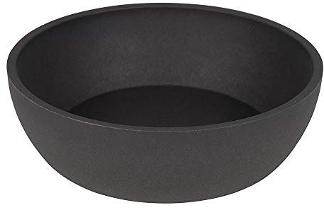 District 70-5344 - Bamboo Hundenapf - Dunkelgrau - Medium: 17, 5 x 17, 5 x 5, 8 cm (1.000 ml)