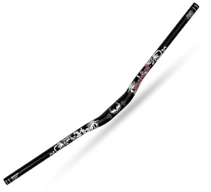 HONSUN Mountainbike-Rennrad-Lenker, 31,8 mm, MTB, Mountainbike-Lenker, 720 mm/780 mm, XC-Fahrradlenker (Farbe: bunt) (Schwarz (780 mm))