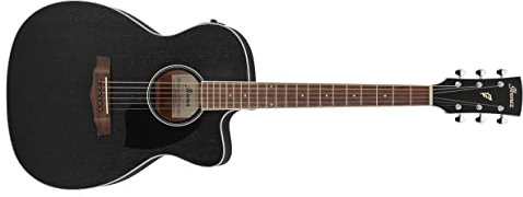 Ibanez PC14MHCE-OPN PF Series - Acoustic Guitar - Weathered Black