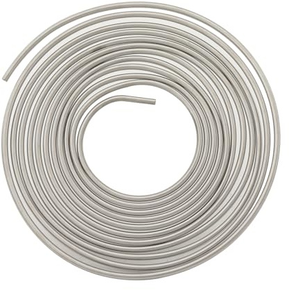 AC PERFORMANCE Tubo duro de línea de freno de acero inoxidable de 3/16 pulgadas, bobina de 20 pies