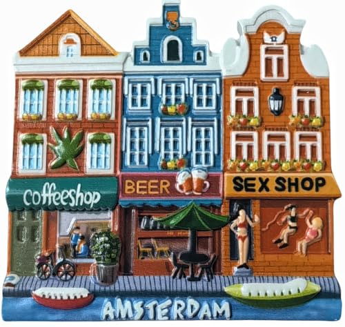 3D Amsterdam Niederlande Kühlschrankmagnet Touristensouvenir Kühlschrank Dekoration Magnet Handwerk