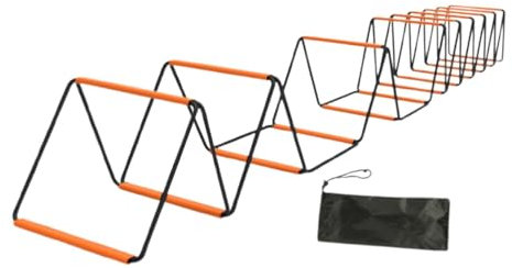 Fenteer Agility Ladder Agility Training Equipment Multipurpose Home Fitness Fitness Fitness Feet Füße Training Fußballgeschwindigkeitsleiter, 20 Gitter