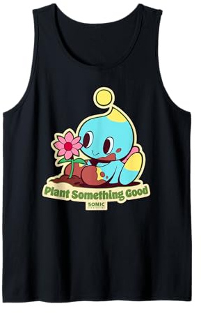 Sonic the Hedgehog - Plant Something Good Earth Day Chao Tank Top