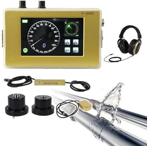 HCAUYNN Detector De Fugas De Agua Profesional, Sensor De Fugas Oculto, para Fugas En TuberíAs De Agua DoméSticas, CalefaccióN por Suelo Radiante Y TuberíAs SubterráNeas.