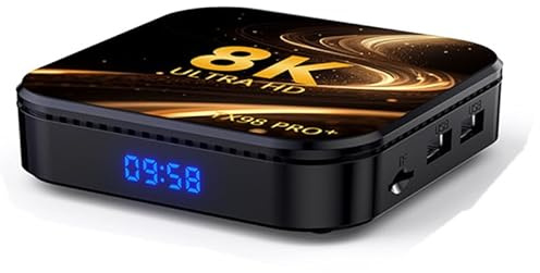 Android TV Box 13.0, Smart Box per TV con CPU Quad-Core RK3528 da 2,0 GHz, Supporto TV Box 4K, WiFi 6, Dual WiFi 2,4 G/5,8 G, AI-SR, 3D HDR10+, Ethernet 1000 M, BT5.0,4gb+64gb