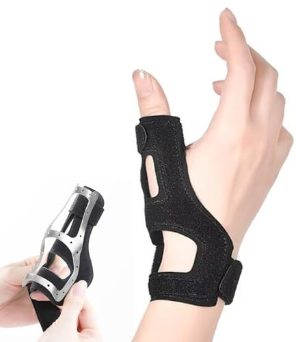 Taiyyi Tutore Pollice destro e sinistro,Tutore Pollice Respirabile,Distorsione del pollice, tendinite, artrite, tutore per dita, stecca per pollice, stabilizzazione