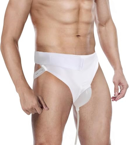Collecteur d'Urine en Silicone Portable pour Homme Femme Poche à Urine Réutilisable Réglable avec Cathéter Sac à Pipi Âgé Anti-fuite Urinoir avec Sacs d'Urine 1000ML+2000ML pour Personnes Paralysées