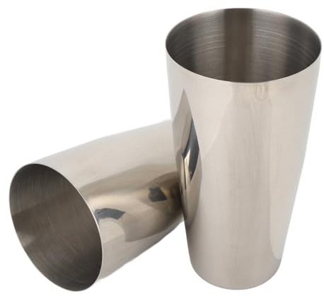 Cocoarm Juego de Coctelera de Acero Inoxidable 304 Boston Shaker Kit 500 Ml 800 Ml con Colador y Base Ponderada Jigger para Bartenders Fiestas de Mixología en el Hogar