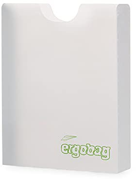 Ergobag, ERG-BOX-002-000, Heftebox für Schulranzen, Unisex, transparent