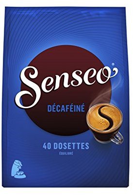 Senseo Dosettes Souples Décaféine, Lot de 40