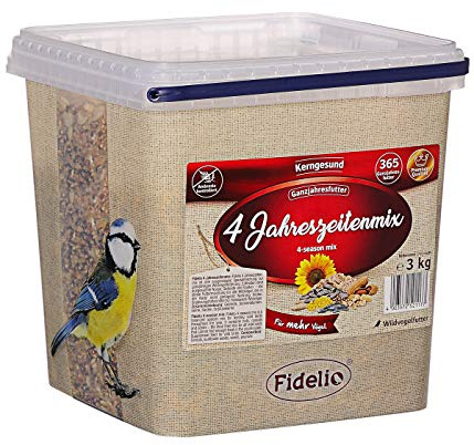 Fidelio Wildvogelfutter, 4-Jahreszeitenmix, 3 kg