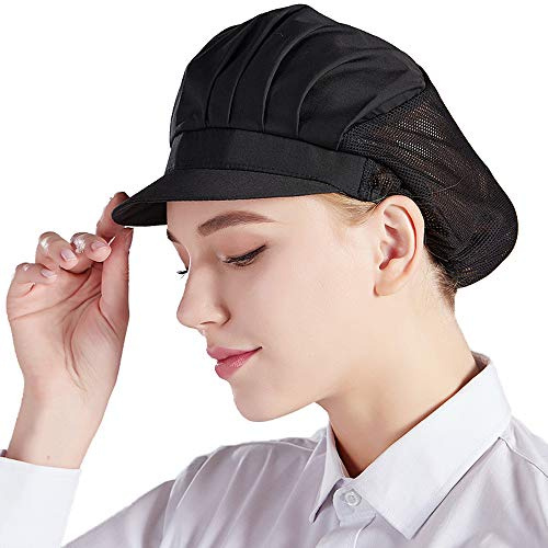 Nanxson Unisex 3 Stück Kochmütze elastisch Kochhut waschbar Staubmütze