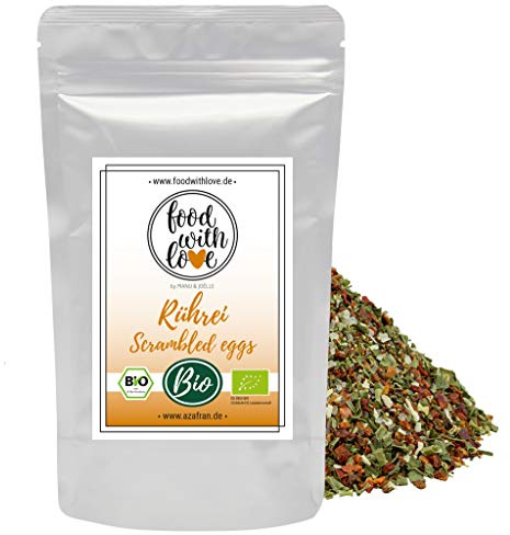 Food with Love Bio Rührei Gewürz Pulver/Gewürzzubereitung Deluxe Mix 250g
