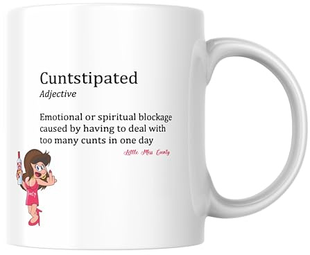 Cheeky Chops Cunt Mug for Adults LMC41 | Rude, Sweary, Offensive, Sarcastic Humour, Coffee Cup