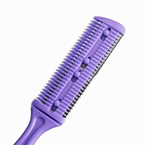 Peine Razor Corte de Pelo Más Delgado Lados Dobles Corte Cortes de Pelo Delgados Cuchilla Belleza Productos de Peinado Salón Peluquería en el Hogar Recortadora de Cabello
