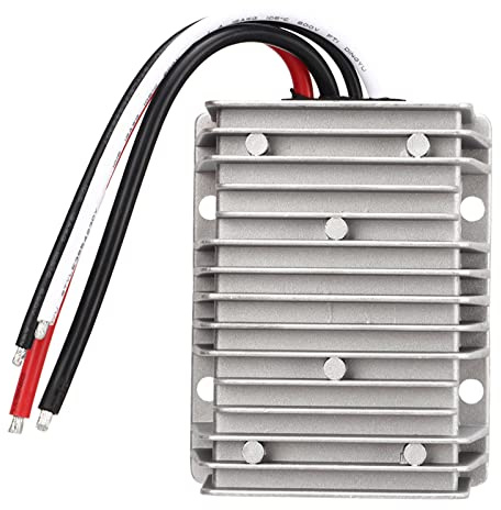 Aramox DC Buck Converter DC 8V-40V to 13.8V 25A 345W Waterproof Voltage Regulator Module for Cart Club Car