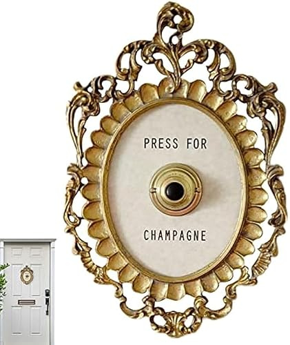 Premere per campanello per bevande, premere per pulsante champagne, campanello decorativo retrò per bevande, per decorare la casa camere da letto dell'hotel