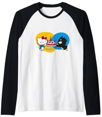 Gâteau d'anniversaire - Hello Kitty et Badtz-Maru Manche Raglan