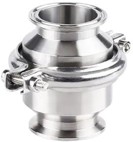 1/2 3/4 1 2 Zoll Sanitär-Tri-Clamp-Rückschlagventil SS304 Rückschlagventil 1 Stück (Size : OD57 x Clamp 77.5)