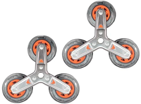 Perfeclan 2x Stair Climbing Wheels for Shopping Cart Trolley - Replacement Accessories for Portable Stair Climber