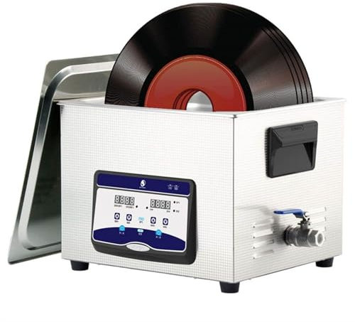 MIAOMI 15L Ultrasonic Cleaner, Ultrasonic Vinyl Record Cleaner Screen/30min Cleaning/Heating Function, Suitable for Jewelry, Ring