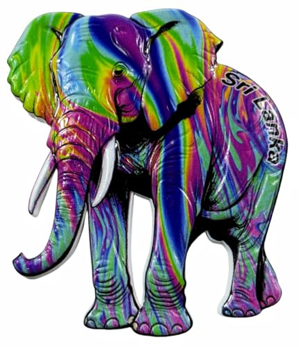 Kühlschrankmagnet Elefant Sri Lanka Reise Souvenir Kühlschrank 3D Dekoration Magnet Aufkleber Handwerk