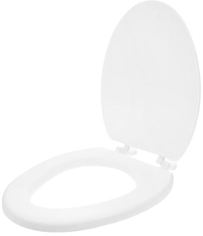 jojofuny Copriwater in Schiuma Morbida Coperchio Per Sedile Wc Standard Sostituzione Di Ricambio Per Sedile Wc Design Spesso Per Bagni Domestici