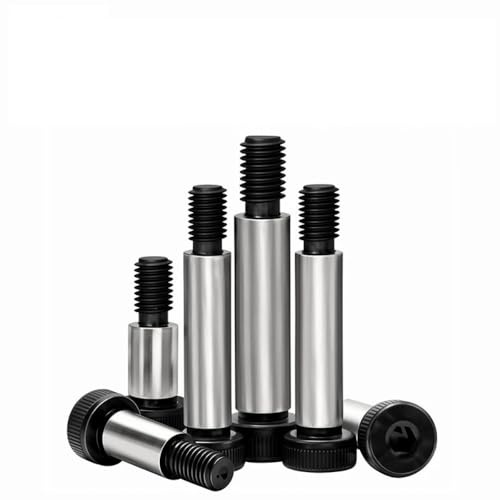 1 stücke M5 M6 M8 M10 Durchmesser = 6 8 10 12mm Legierung Stahl Hex Innensechskant Kappe Kopf schulter Rollenlager Schraube Bolzen(30mm,M8 shoulder dia 10mm)