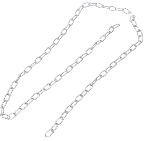 Guaber Mehrzweck-100-cm Kette Aus Verzinktem Stahl Tragbar Zum Sicheren Aufhängen Von Vogelhäuschen Leuchten Und Kunstausstellungen. Edelstahlkette