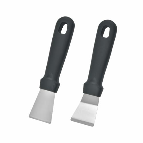 2 Pcs Ceramic Hob Scraper, Multi-Kitchen Cleaning Scrapers Removes Dirt Stains Cleaning Shovel for Tiles, Glass, Walls