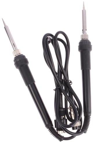 RichVibe 2PCS 936 Electric Soldering Iron Handle Set with 5-Hole + 5-Pin Tips, For 852D+ 853D 878AD 898D 936B 937D Stations