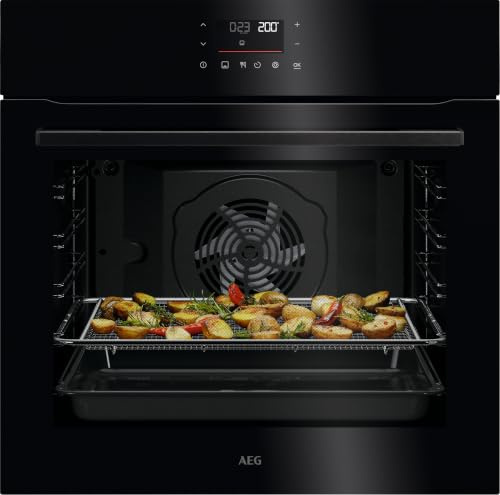 AEG Built-in Pyrolytic Oven OU5PB40PK, 72 L, Class A, Black | Class A, 72 L capacity, SurroundCook, pyrolytic self-cleaning, LED display, Black