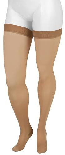 Juzo Basic 4411ag Kompressionsstrumpf mit geschlossener Zehenpartie, 20–30 mmHg, Beige, Größe 2 (II) kurz