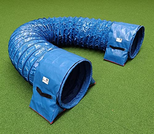 Callieway® 360°Full Grip Tunnel Dog Agility Modello Torneo, 60cmØ, Conforme a FCI