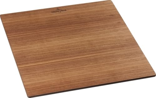 Villeroy & Boch Universal Schneidebrett, eckig – Nussbaum | Platzsparend, Schneidebrett aus amerikanischem Nussbaumholz, 8K331000