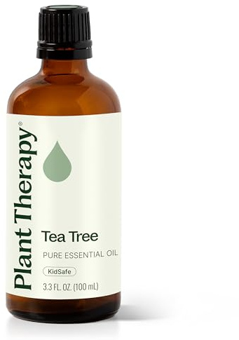 Plant Therapy Tea Tree Essential Oil, 100 mL (3.3 oz), Melaleuca alternifolia, 100% Pure and Undiluted, Natural Aromatherapy for Skin, Hair & Home