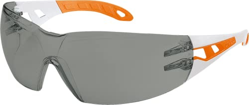 Uvex Pheos S Schutzbrille - Supravision Excellence - Getönt/Weiß-Orange