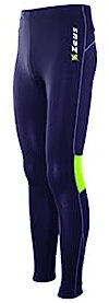 Zeus Herren Hosen Leichtathletik Running Laufen Training Sport Hosen Pant FISIKO (M, BLAU-GELB Fluo)