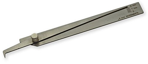 RIVERWELD Pit Gauge V-WAC Weld Measure Inspection Checks Undercut Crown Height Pits Marks Metric